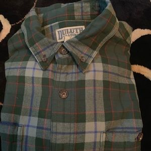 NWOT. Duluth Trading Co green flannel